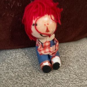 Ornament 3 inch by 2 inch raggedy Andy